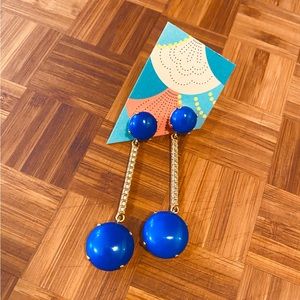 Blue Drop Earrings